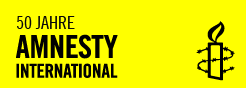 Ai Logo De in Plakatkampagne von Amnesty International Schweiz